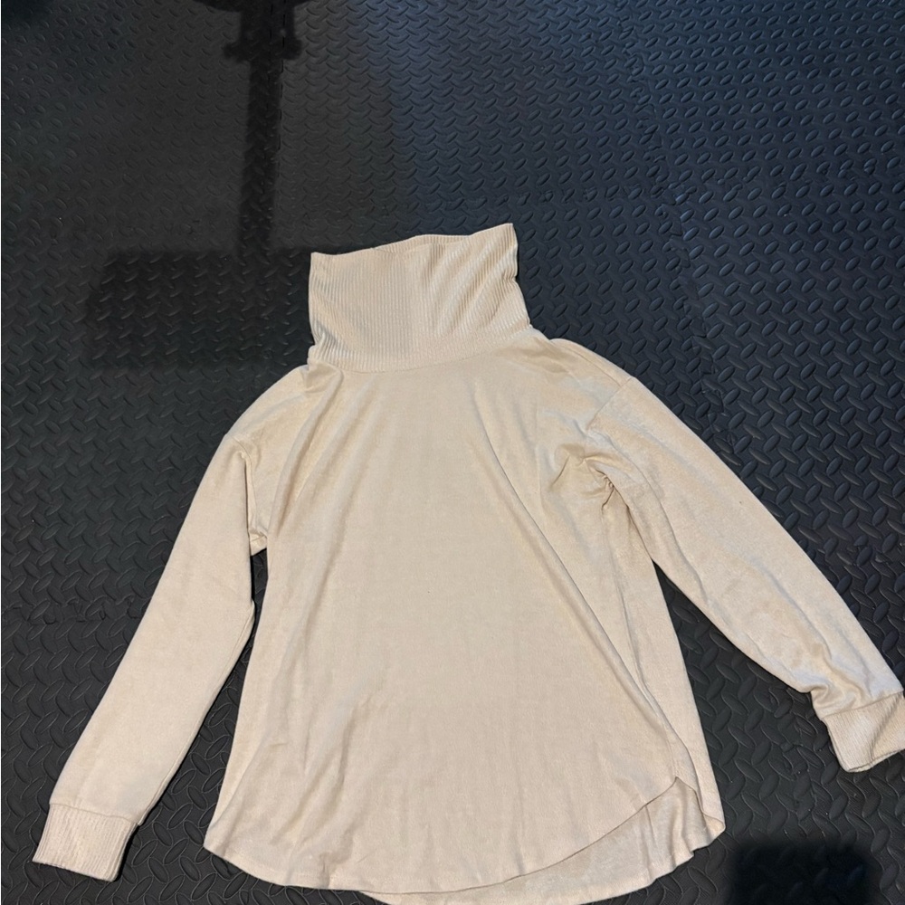 St. John's Bay Cream Turtleneck Sweater
